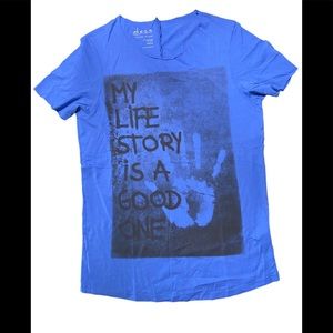 New Men Light Blue Shirt My Life